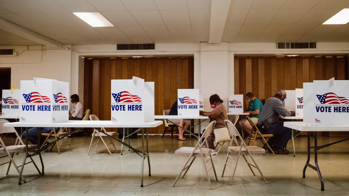 Voters in Kansas City, Missouri cast their ballots during the state's primary elections Aug. 4. (Chase Castor/The Beacon)