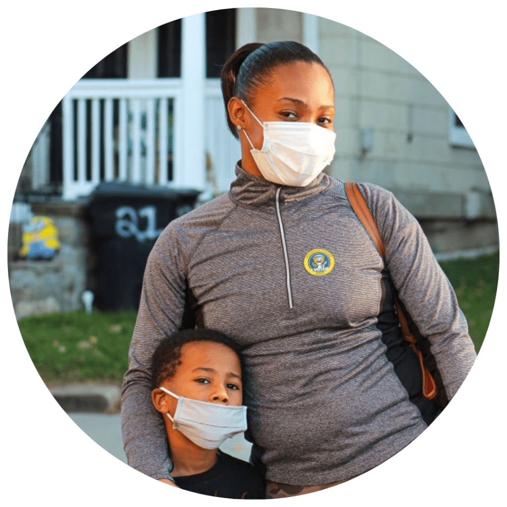 Wyandotte County, Kansas: Voter Tay Hill, 25, said she had an easy time voting today. “I voted because my ancestors did their right to let me, so I feel like it’s only right that I go and help support the ones that supposedly care for lower-income families and people in my city who actually need the help.”