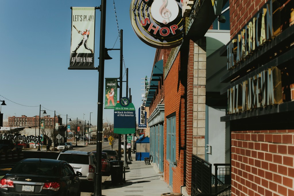 Kansas City's 18th & Vine District, famous for its jazz. Chase Castor/The Beacon