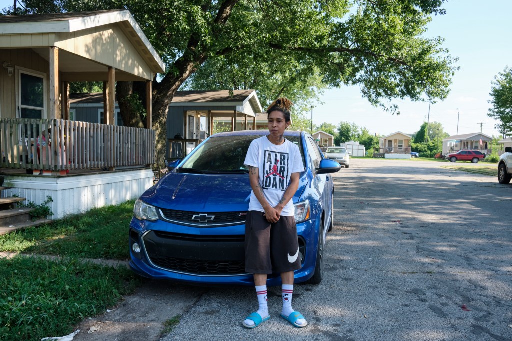 Toi, 26, is a resident of Heart Mobile Village who now has to find a new place to live after Jackson County bought the property to build a new jail.
