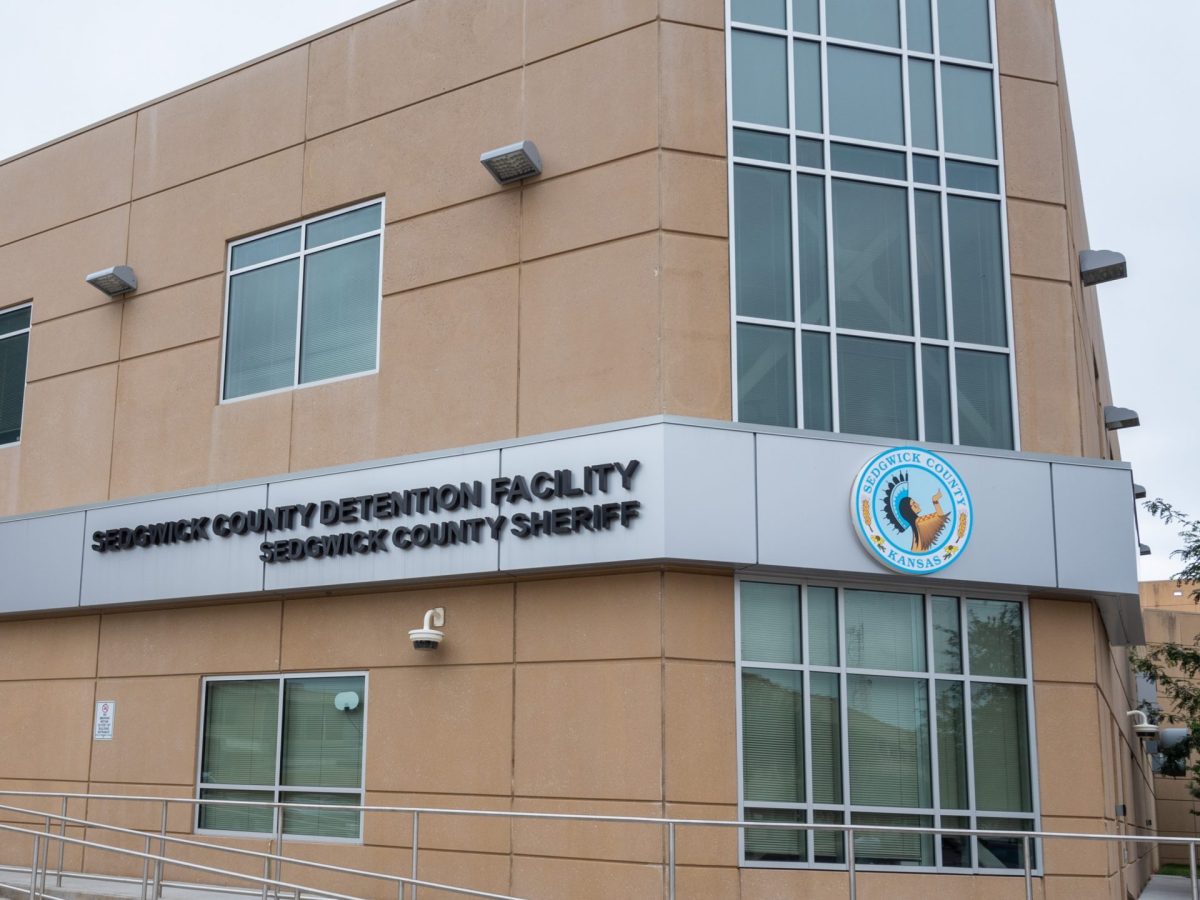 At the Sedgwick County jail, COVID cases were on the rise in August. (Alex Unruh/The Beacon))