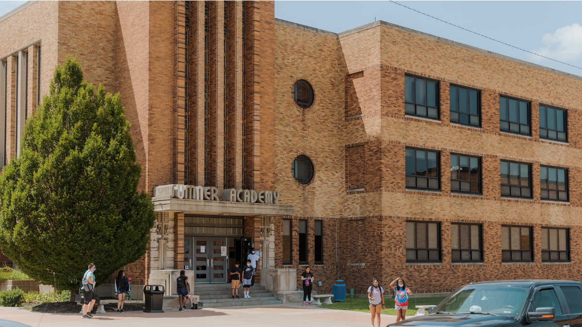 Sumner Academy of Arts and Science building.