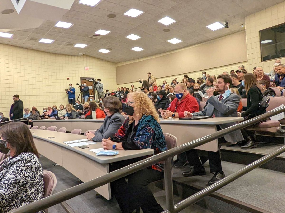 wichita school board meeting on january 10