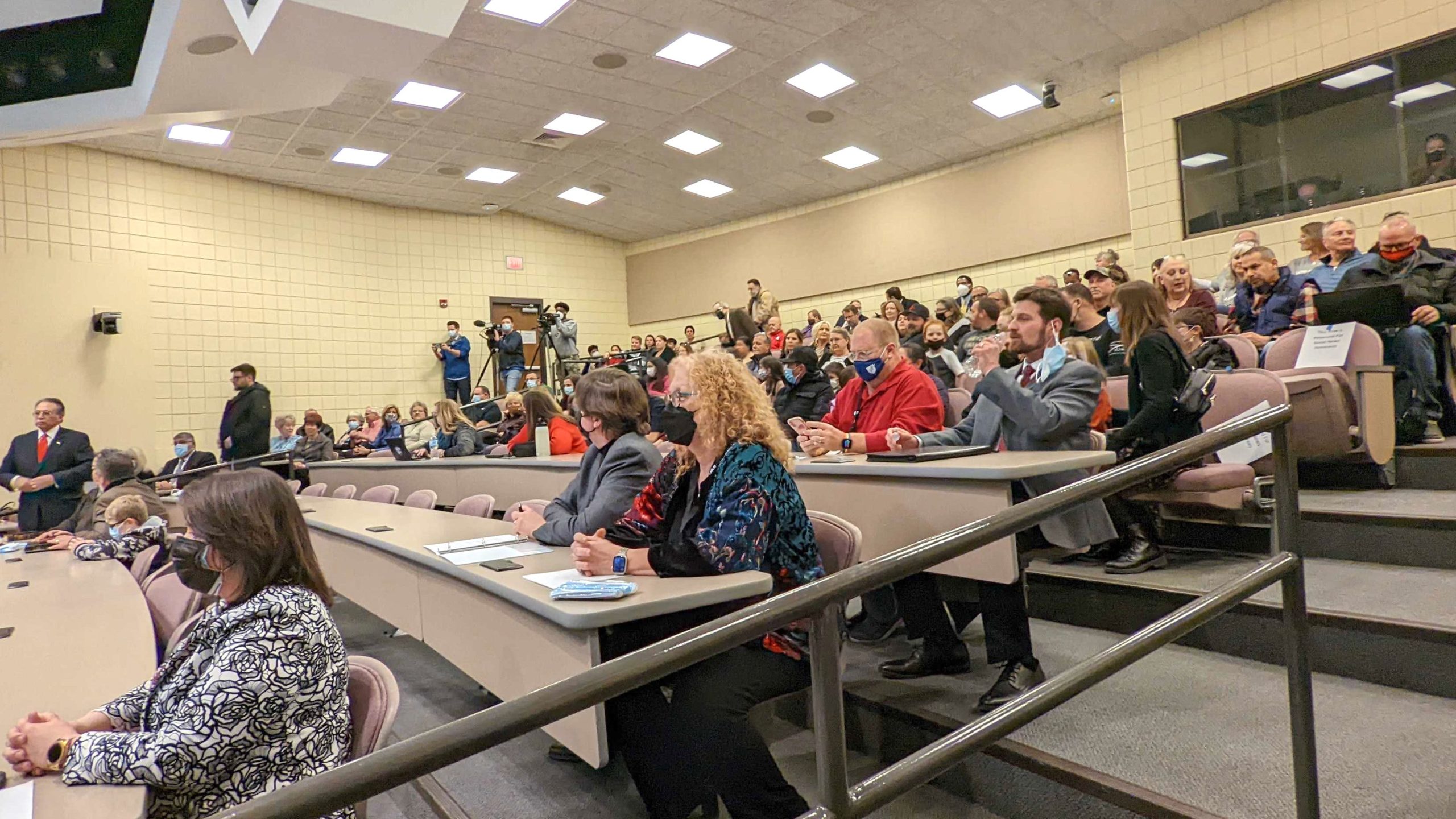 wichita school board meeting on january 10