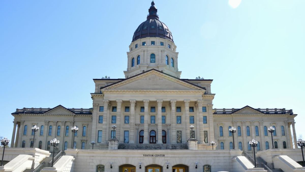 Kansas Statehouse building.