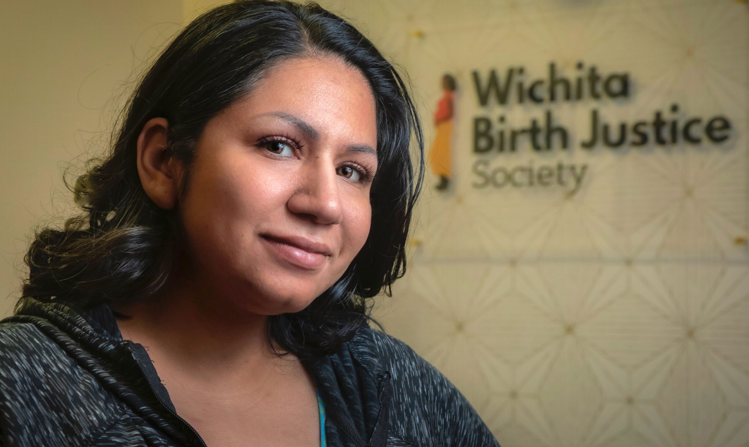 Sapphire Garcia-Lies founded the Wichita Birth Justice Society in 2020 and plans to open the organization’s brick-and-mortar location this week. (Fernando Salazar/The Beacon)