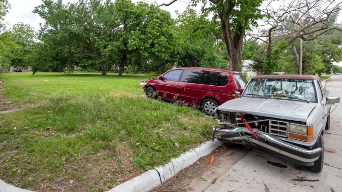 A vacant lot in Wichita