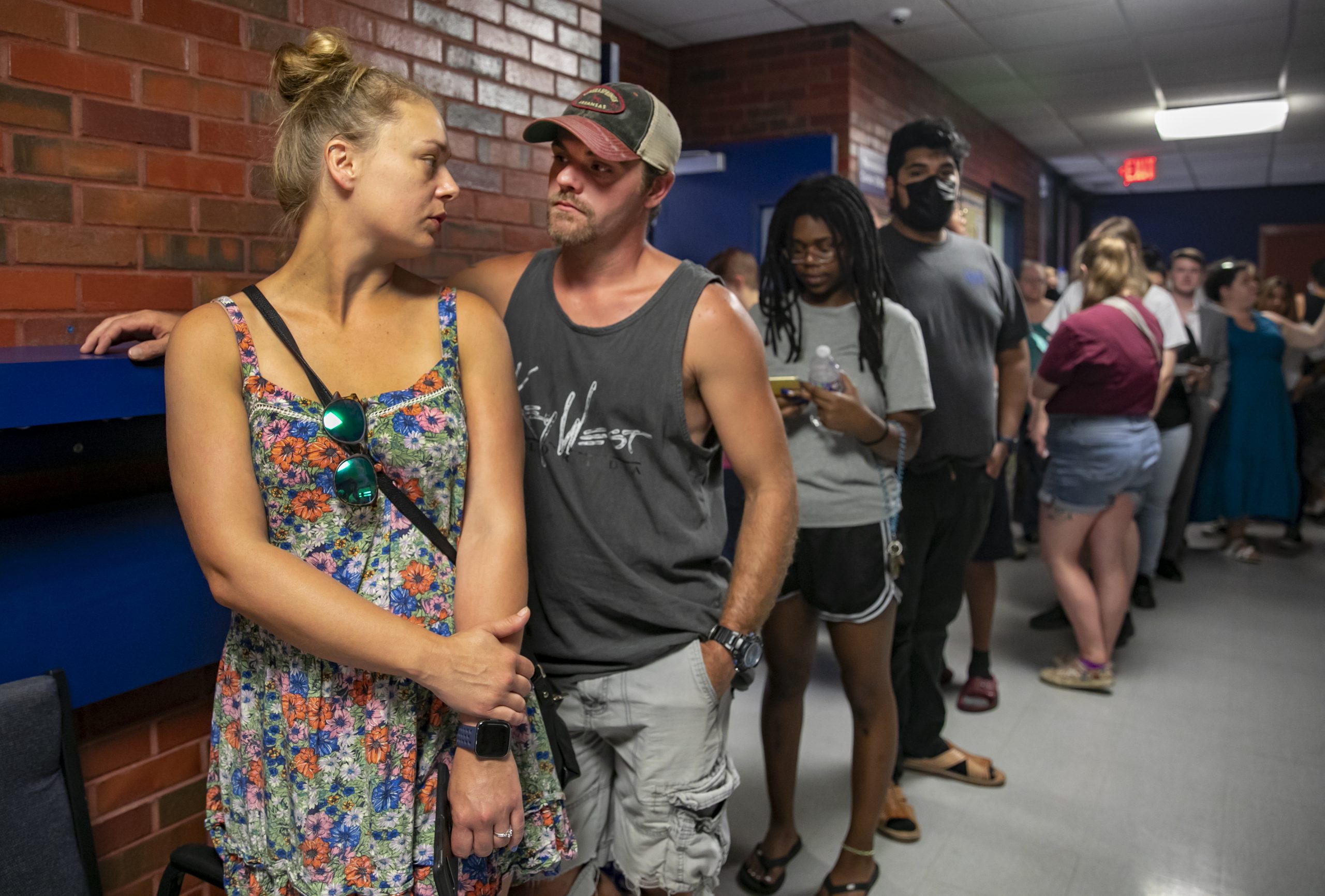 Voters waited up to three hours to cast ballots in the August 2022 primary. Sedgwick County cut funding for mass mailing of applications for mail-in ballots. Advocates say mail-in ballots reduce wait times.