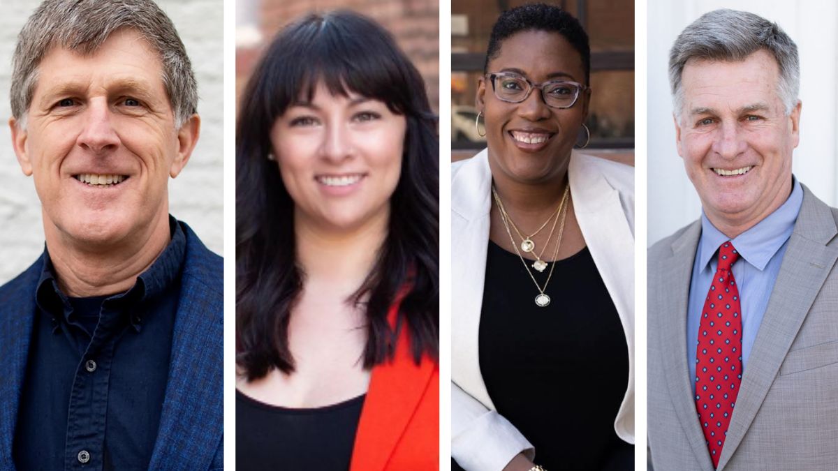 From left to right, Eric Holmes, Ashley Aune, Jamie Johnson and Tom Hutsler are pictured.