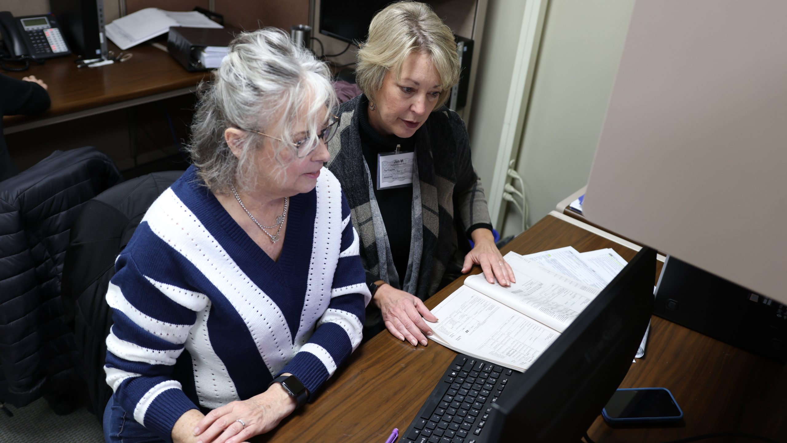 Volunteers at United Way of the Plains get trained to assist Wichitans with taxes. Kansas Social Security taxes could change.