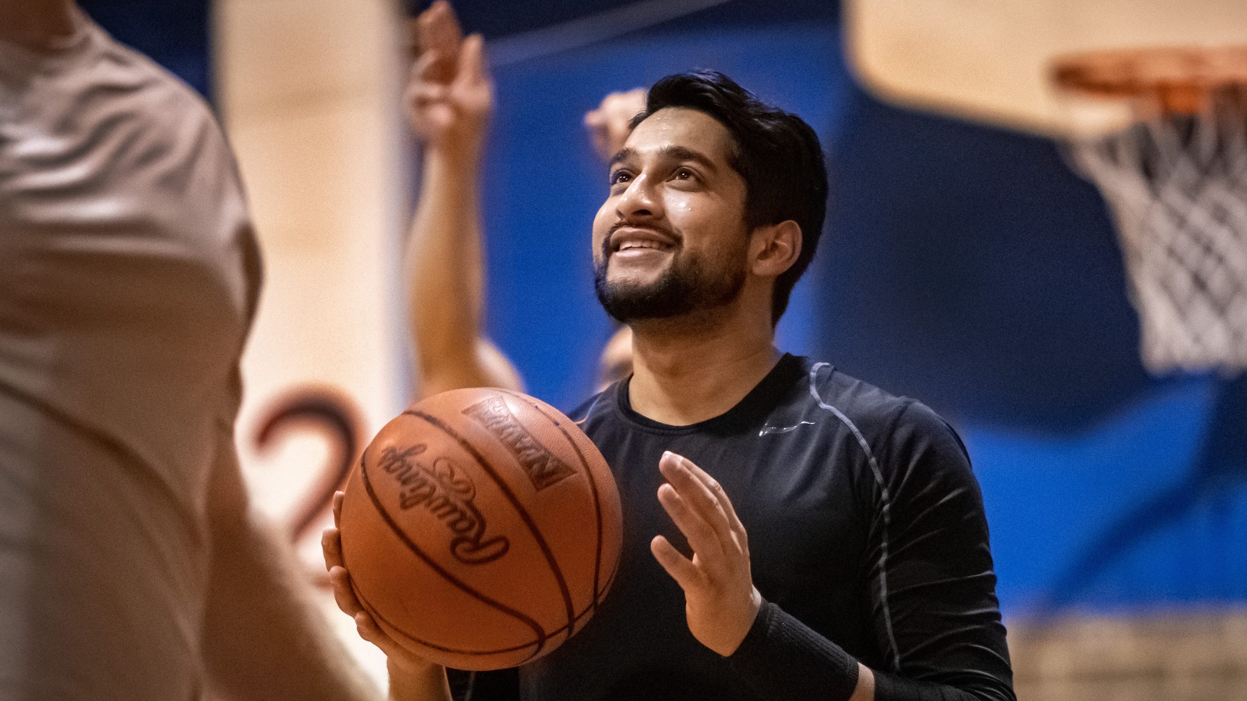 Taben Azad is a Kansas-born Muslim. He plays basketball every week at a Baptist church.