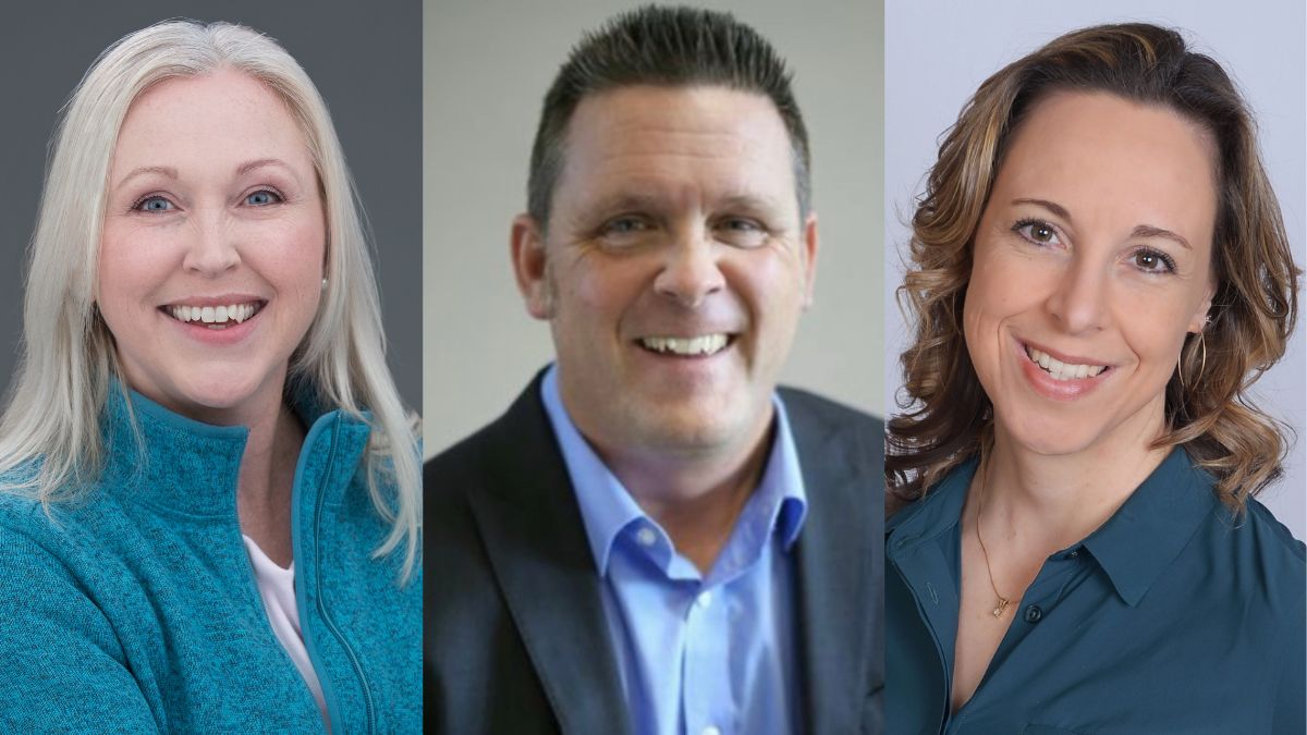 North Kansas City Schools Board of Education candidates Laura Wagner, Brian Mercer and Maren Stoflet