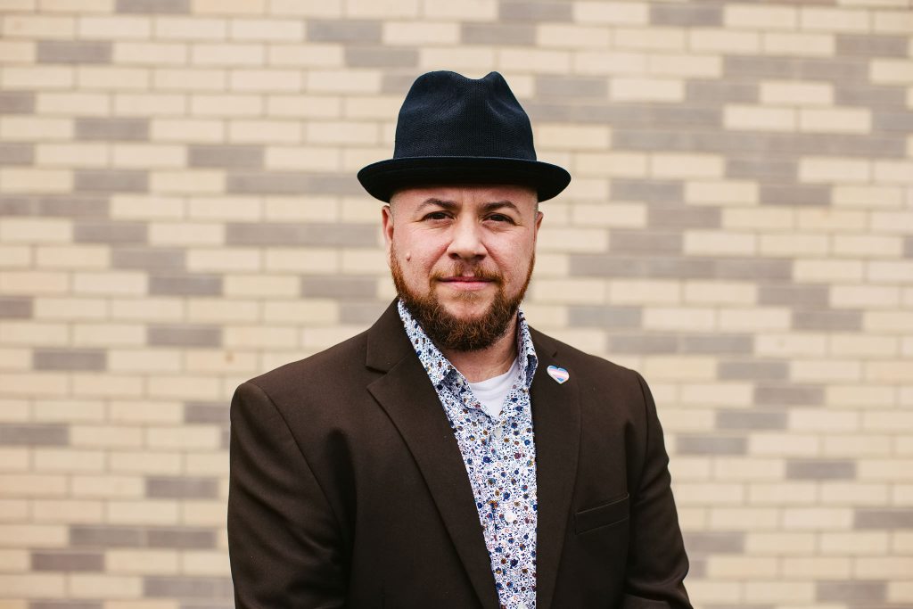 A portrait of JD Bezares. 