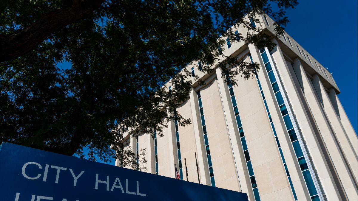 Exterior of Kansas City, Kansas, City Hall.