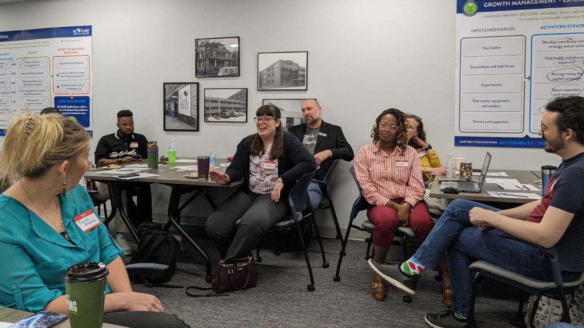 Members of the community at a Beacon listening session.