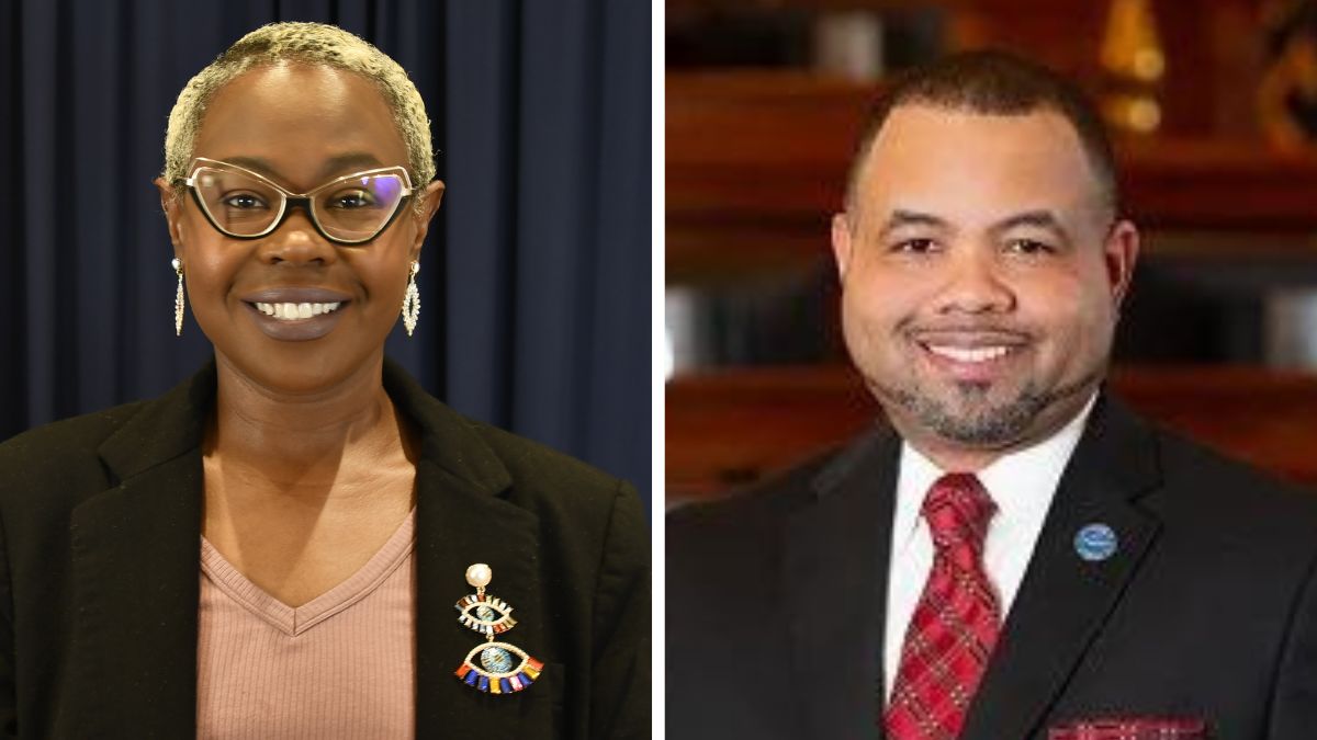 Headshots of Aonya Kendrick Barnett and Patrick Penn.