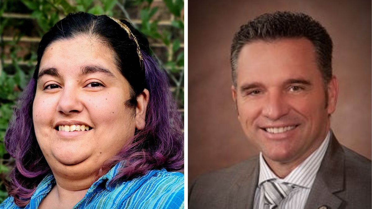 Headshots of Sasha Islam and Ty Masterson