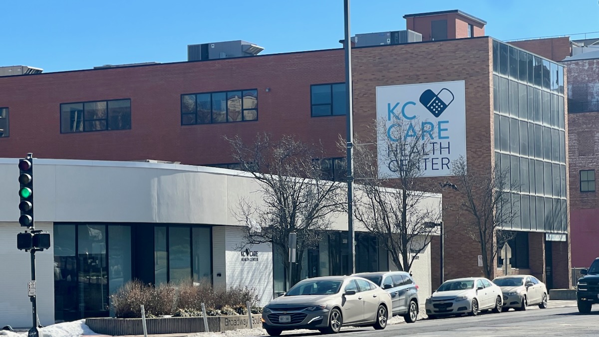 The exterior of KC CARE Health Clinic at Broadway and Armour boulevards in Kansas City. The federal funding freeze caused worry for nonprofit health organizations.