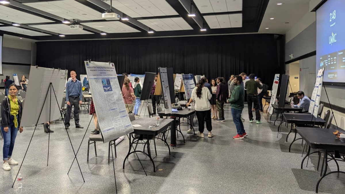 The University of Missouri-Kansas City’s Graduate Student Council hosted the 2025 Community of Scholars Research Conference. (Masha Mackey / The Beacon).