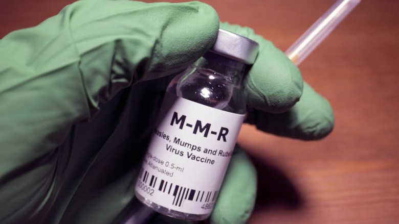 A dose of MMR vaccine, used to prevent measles. A measles outbreak has health officials in Kansas City on guard.