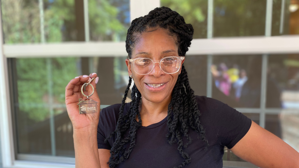 Jannetta Garrett is a Habitat KC homeowner from the Lykins neighborhood.