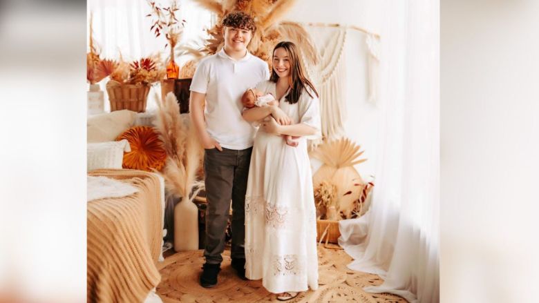 The Lyon family is pictured. The impact is higher in rural areas, where more residents rely on programs like Medicaid and SNAP.