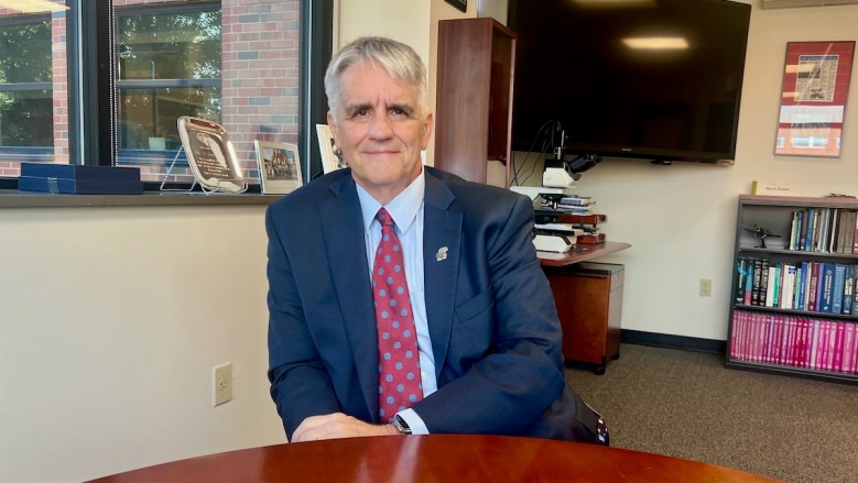 Dr. Roy Jensen, vice chancellor and director of the University of Kansas Cancer Center, in his Kansas City, Kansas, office.