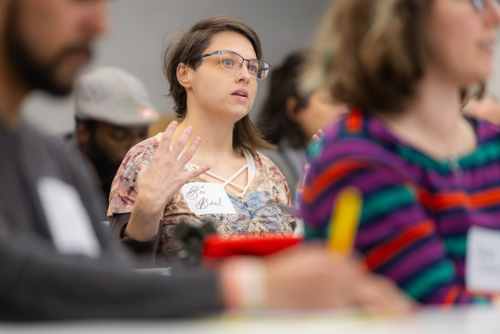 A participant at a Documenters training session.