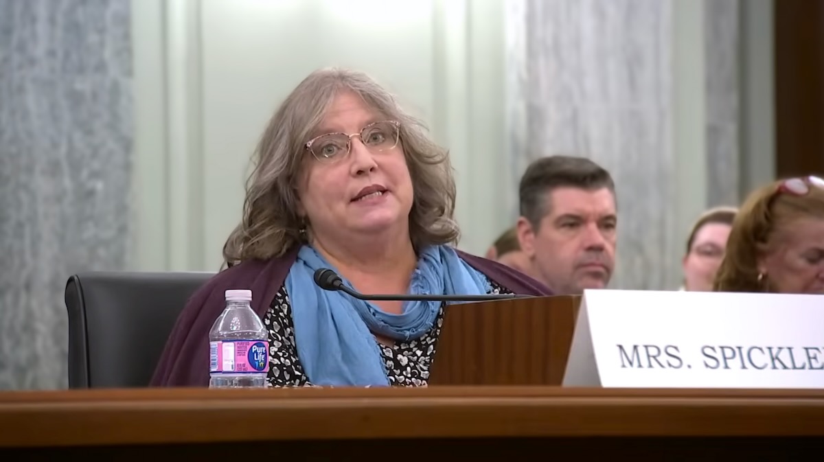 Eileen Spickler testifying before the Senate Committee on Commerce, Science, and Transportation’s Subcommittee on Aviation, Space, and Innovation on Nov. 19.