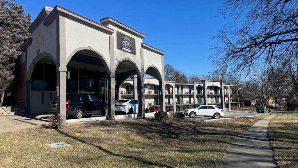 Care Beyond the Boulevard has a contract with the. city to create a low-barrier shelter with medical respite beds in this former motel at 5100 Linwood Blvd.