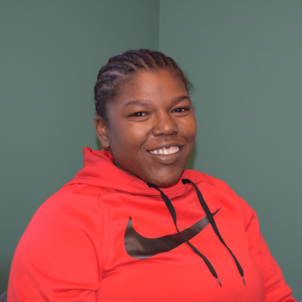 Jalisa Bennett, a single mother of two, has been working full-time while living in a shelter.