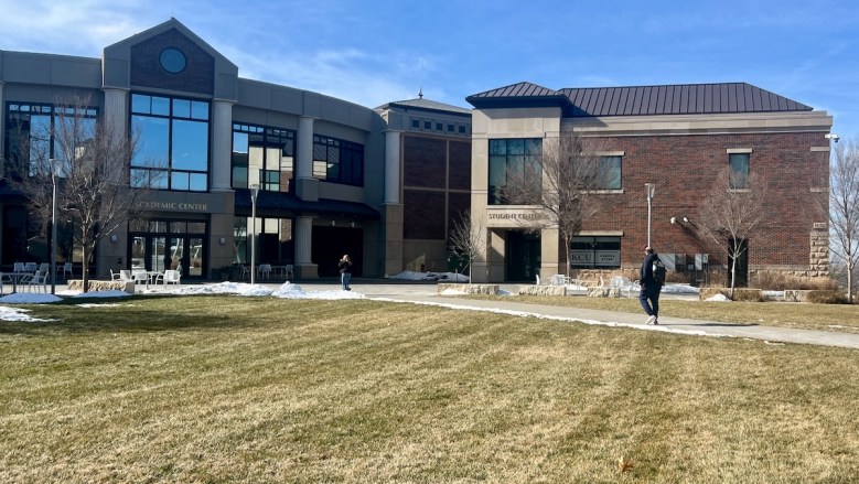 The Kansas City University campus in northeast Kansas City.
