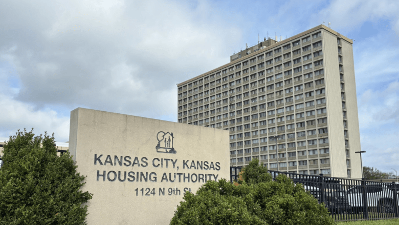 The Kansas City, Kansas Housing Authority has several modernization efforts underway at its properties, including playground upgrades and a comprehensive interior renovation at Rosedale Tower. (Peggy Lowe | KCUR).
