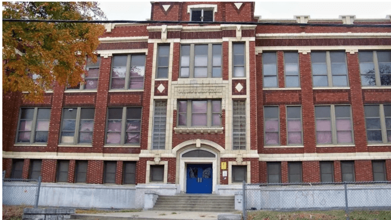 The repurposing of the former Sanford B. Ladd Elementary School at 3640 Benton Blvd. is one project that has received funding from Kansas City's Housing Trust Fund. (LocalCode Kansas City)