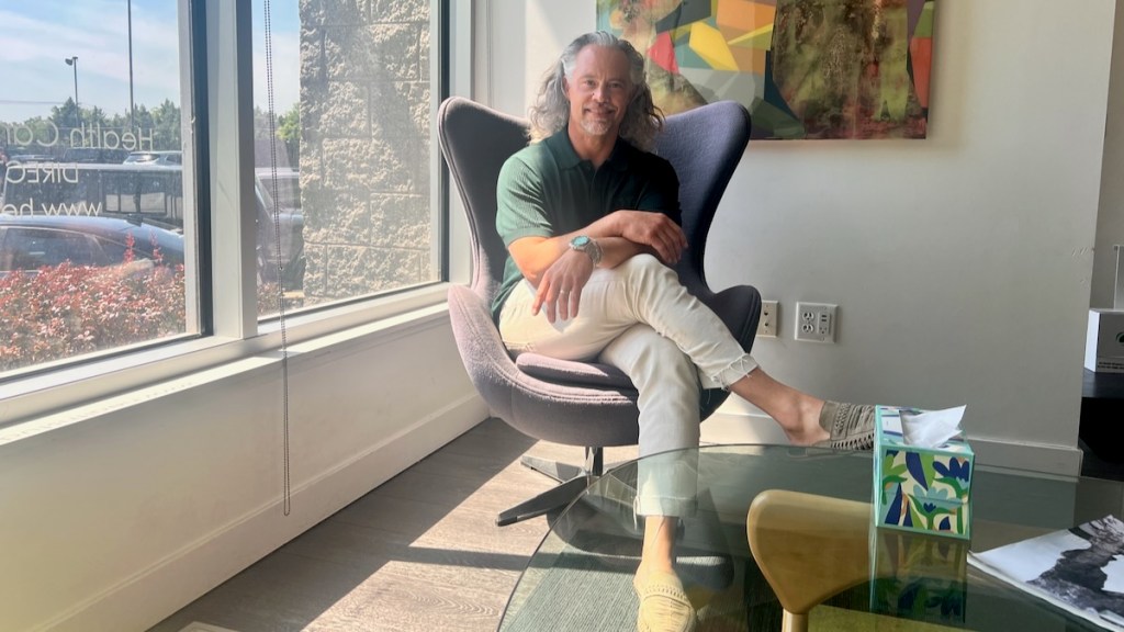 Dr. Damon Heybrock, a family medicine doctor, opened Health Studio KC in Westwood 10 years ago. It was one of the city's first direct primary care practices. (Suzanne King/The Beacon)