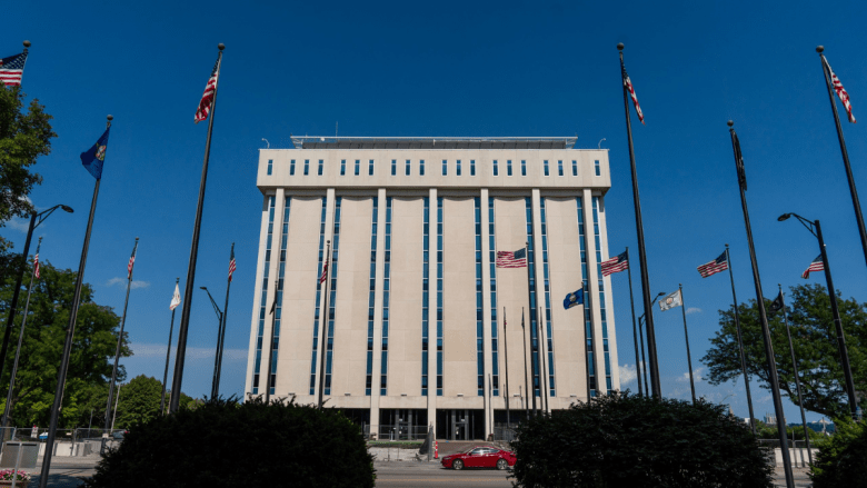 The city hall building for the Unified Government of Wyandotte County and Kansas City, Kansas. (File photo)
